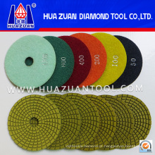 Huazuan 4-7 polegadas Diamond Pads Granito polimento Pads para venda